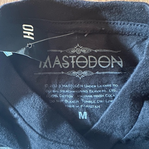 NWT Mastodon Horned Holy Demon T-Shirt size medium Hot Topic - Picture 5 of 7